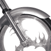 RUSS WERNIMONT DESIGNS Long Flared Front Fender - For 120/70-21 Wheel - 5.5" W x 45" L RWD-CW5.5L