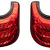 CUSTOM DYNAMICS Saddlebag LED Lights - Sequential - Black/Red PB-SBSEQ-SS6-BR - Image 2