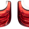 CUSTOM DYNAMICS Saddlebag LED Lights - Sequential - Chrome/Red PB-SBSEQ-SS6-CR - Image 3