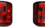 CUSTOM DYNAMICS Saddlebag LED Lights - Sequential - Black/Red PB-SBSEQ-SS6-BR