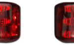 CUSTOM DYNAMICS Saddlebag LED Lights - Sequential - Chrome/Red PB-SBSEQ-SS6-CR