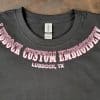 Lubbock Custom Embroidery Sugar Skull T-Shirt - Image 2